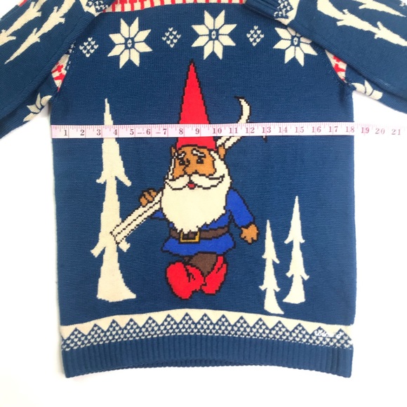toddland Gnome Ski Sweater Size Medium - Picture 6 of 8